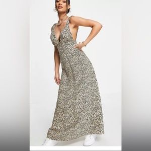 ASOS plunge maxi dress